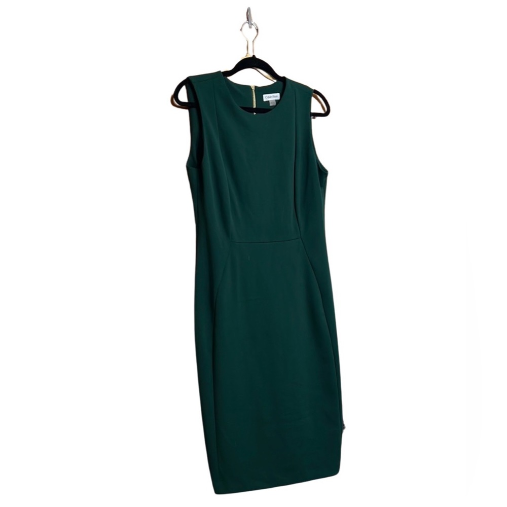 Size 10 green Calvin Klein cocktail dress